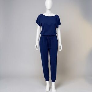 Navy Blue Women's Jumpsuit